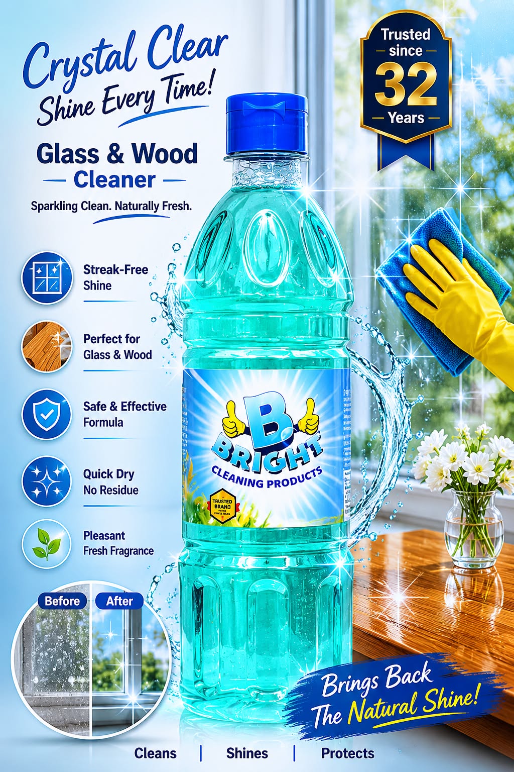 Glass and Wood Cleaner